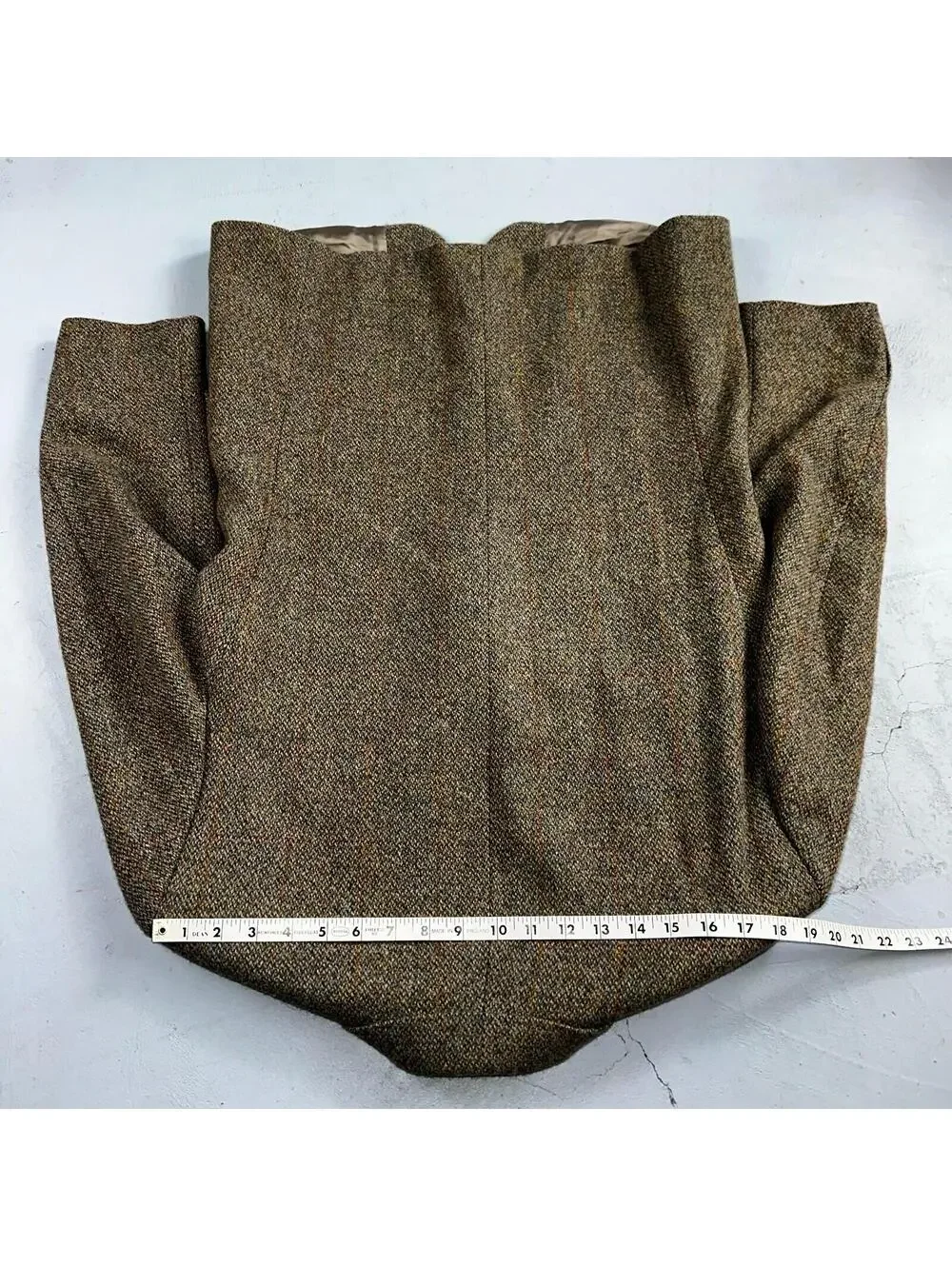 VTG Hugo Boss Alexander Scotland Wool 40 Short Sport Coat Blazer Jacket Tweed